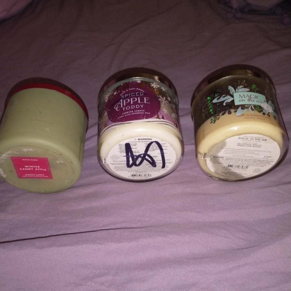 Bath and body works 3 wick bundle